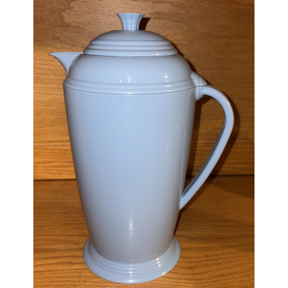 Vtg Fiesta Ware Copco Periwinkle Blue Thermal Coffee Carafe Pitcher 32oz 1990s